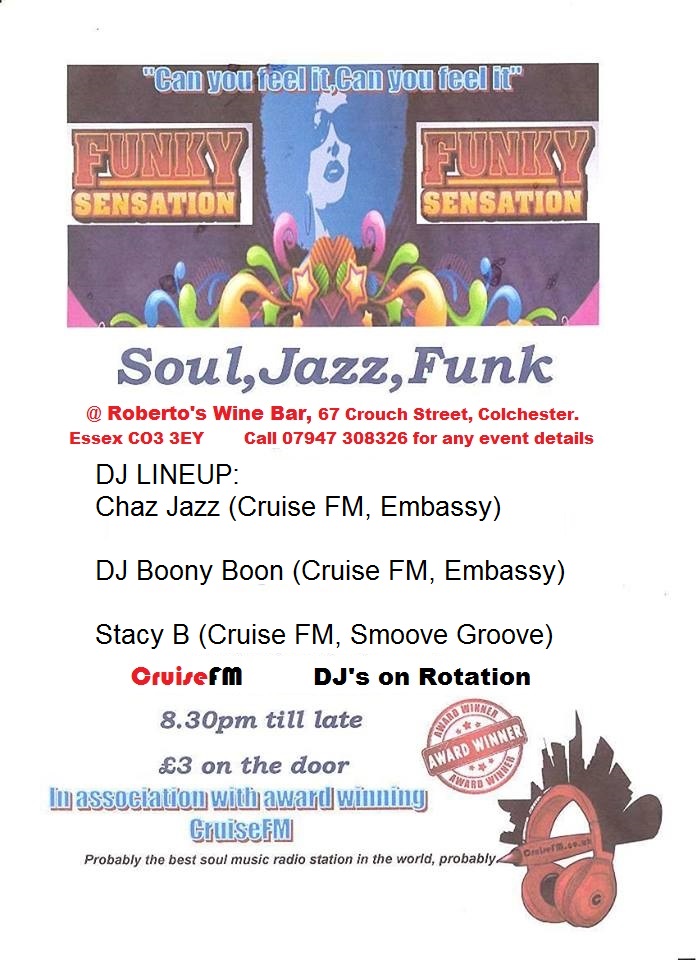 Funky Sensations Event 29032014