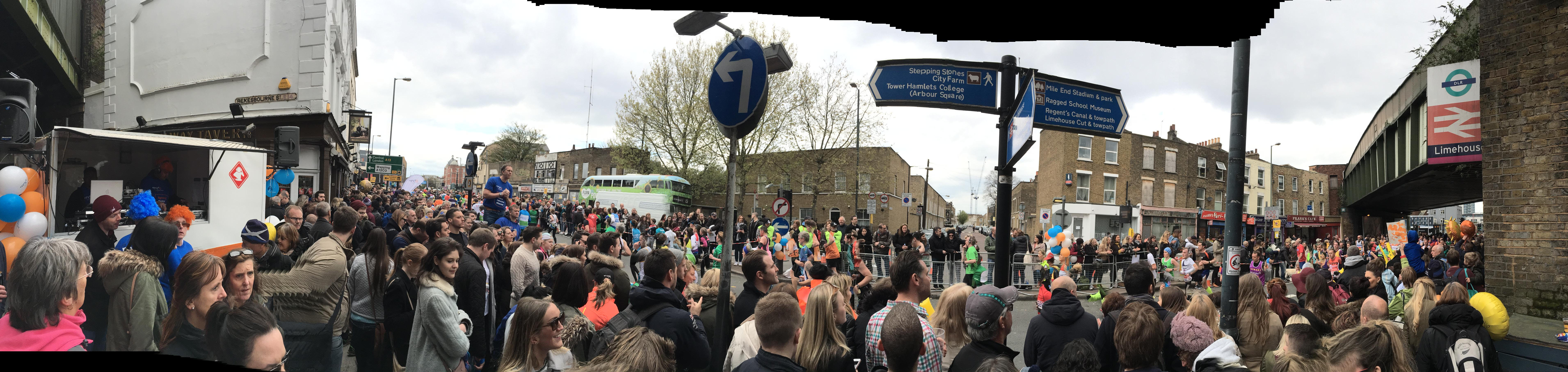 Virgin London Marathon Crowd Shot